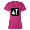 Women’s Relaxed Jersey V-Neck Tee Thumbnail