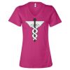 Women’s Relaxed Jersey V-Neck Tee Thumbnail