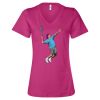 Women’s Relaxed Jersey V-Neck Tee Thumbnail