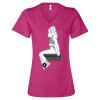 Women’s Relaxed Jersey V-Neck Tee Thumbnail