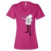 Women’s Relaxed Jersey V-Neck Tee Thumbnail