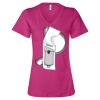 Women’s Relaxed Jersey V-Neck Tee Thumbnail