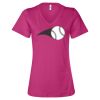Women’s Relaxed Jersey V-Neck Tee Thumbnail