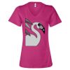 Women’s Relaxed Jersey V-Neck Tee Thumbnail