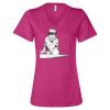 Women’s Relaxed Jersey V-Neck Tee Thumbnail