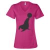 Women’s Relaxed Jersey V-Neck Tee Thumbnail