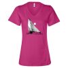 Women’s Relaxed Jersey V-Neck Tee Thumbnail