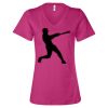 Women’s Relaxed Jersey V-Neck Tee Thumbnail