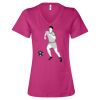 Women’s Relaxed Jersey V-Neck Tee Thumbnail