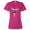 Women’s Relaxed Jersey V-Neck Tee Thumbnail