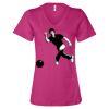Women’s Relaxed Jersey V-Neck Tee Thumbnail