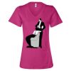 Women’s Relaxed Jersey V-Neck Tee Thumbnail
