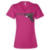 Women’s Relaxed Jersey V-Neck Tee Thumbnail