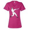 Women’s Relaxed Jersey V-Neck Tee Thumbnail