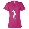 Women’s Relaxed Jersey V-Neck Tee Thumbnail