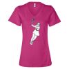 Women’s Relaxed Jersey V-Neck Tee Thumbnail