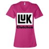 Women’s Relaxed Jersey V-Neck Tee Thumbnail