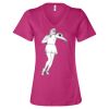 Women’s Relaxed Jersey V-Neck Tee Thumbnail