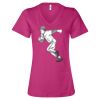 Women’s Relaxed Jersey V-Neck Tee Thumbnail