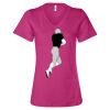 Women’s Relaxed Jersey V-Neck Tee Thumbnail