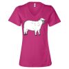 Women’s Relaxed Jersey V-Neck Tee Thumbnail
