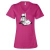 Women’s Relaxed Jersey V-Neck Tee Thumbnail