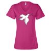 Women’s Relaxed Jersey V-Neck Tee Thumbnail