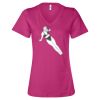 Women’s Relaxed Jersey V-Neck Tee Thumbnail