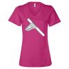Women’s Relaxed Jersey V-Neck Tee Thumbnail