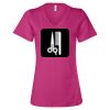 Women’s Relaxed Jersey V-Neck Tee Thumbnail
