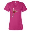 Women’s Relaxed Jersey V-Neck Tee Thumbnail