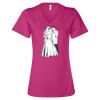 Women’s Relaxed Jersey V-Neck Tee Thumbnail