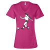 Women’s Relaxed Jersey V-Neck Tee Thumbnail