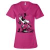 Women’s Relaxed Jersey V-Neck Tee Thumbnail