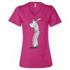 Women’s Relaxed Jersey V-Neck Tee Thumbnail