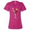 Women’s Relaxed Jersey V-Neck Tee Thumbnail