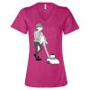 Women’s Relaxed Jersey V-Neck Tee Thumbnail