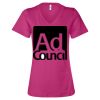 Women’s Relaxed Jersey V-Neck Tee Thumbnail