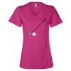 Women’s Relaxed Jersey V-Neck Tee Thumbnail