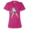 Women’s Relaxed Jersey V-Neck Tee Thumbnail