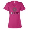 Women’s Relaxed Jersey V-Neck Tee Thumbnail