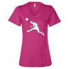 Women’s Relaxed Jersey V-Neck Tee Thumbnail