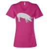 Women’s Relaxed Jersey V-Neck Tee Thumbnail
