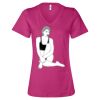 Women’s Relaxed Jersey V-Neck Tee Thumbnail