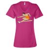 Women’s Relaxed Jersey V-Neck Tee Thumbnail