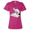 Women’s Relaxed Jersey V-Neck Tee Thumbnail