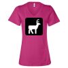 Women’s Relaxed Jersey V-Neck Tee Thumbnail