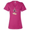 Women’s Relaxed Jersey V-Neck Tee Thumbnail