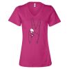 Women’s Relaxed Jersey V-Neck Tee Thumbnail