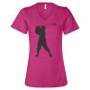 Women’s Relaxed Jersey V-Neck Tee Thumbnail